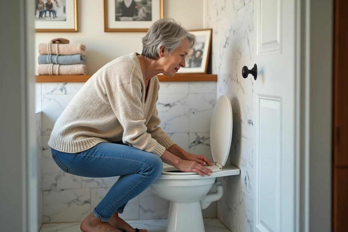 Femme inspectant la chasse d